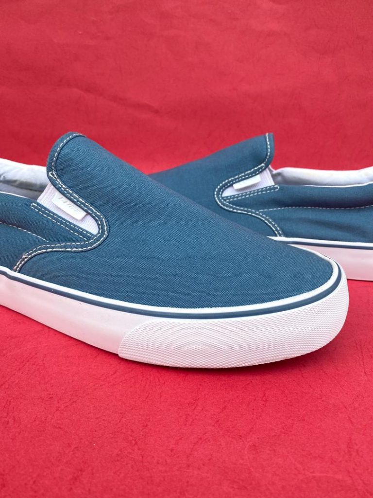 Lugz Comfort Slip On Sneakers In Blue - Fancy Soles