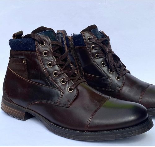 Men’s Oliver Jacob Lace Up Shoe Ankle Boot In Brown - Fancy Soles