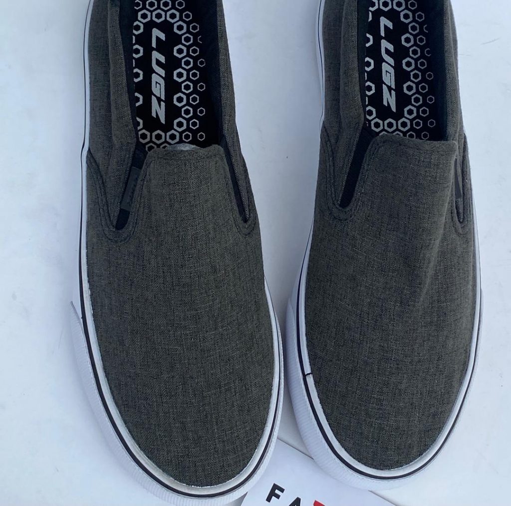 Unisex Lugz Slip On Sneakers In Grey Color Fancy Soles