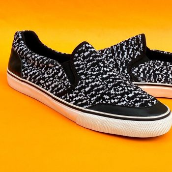 Fairwhale Unisex Knitted Pattern Casual Slip On Sneakers - Fancy Soles
