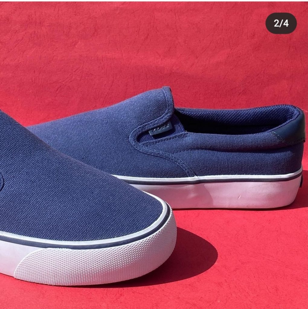 Unisex Slip On Lugz Sneakers In Blue - Fancy Soles